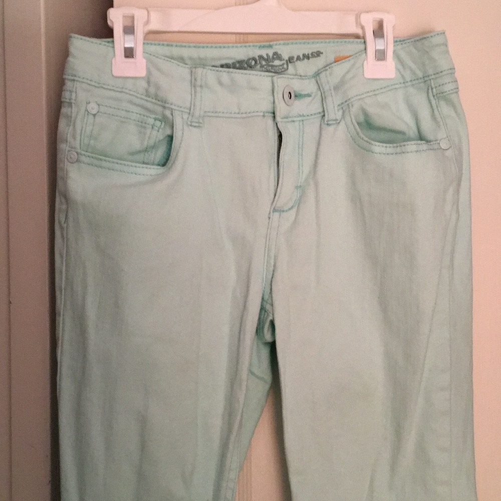 Arizona mint green skinny jean. NWOT